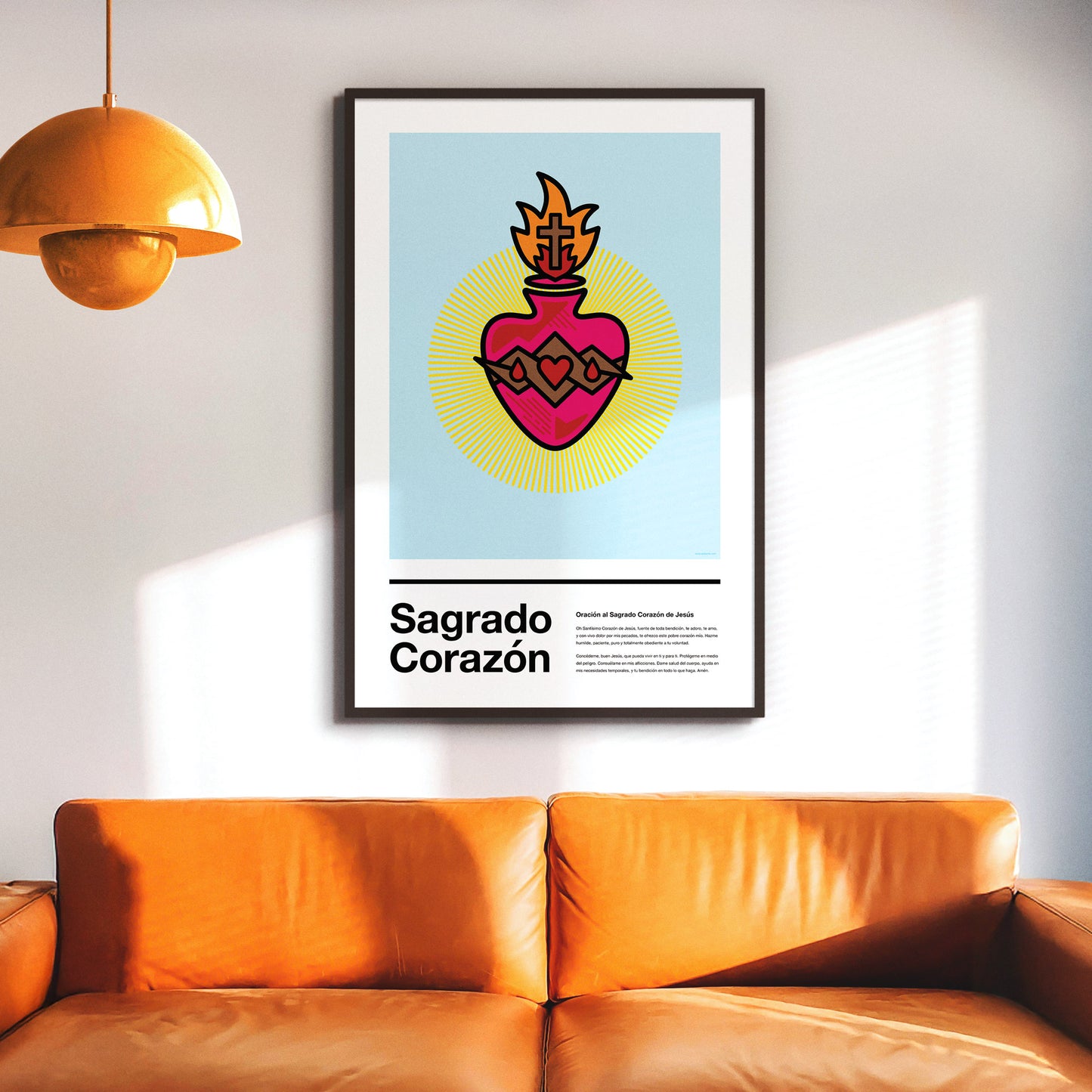Sagrado Corazón - on Blue