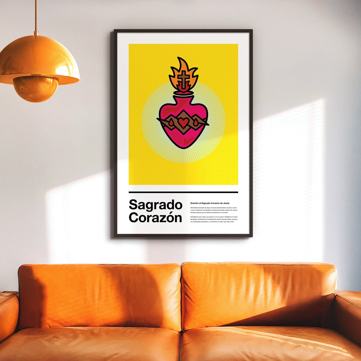Sagrado Corazón - on Yellow