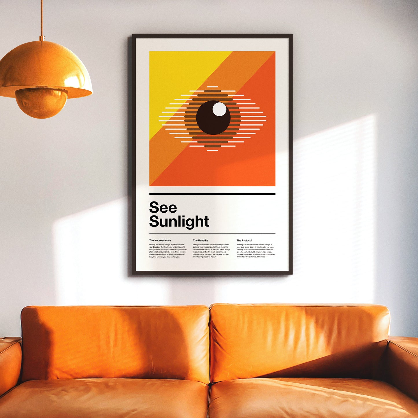 See Sunlight Print - Brown Eye