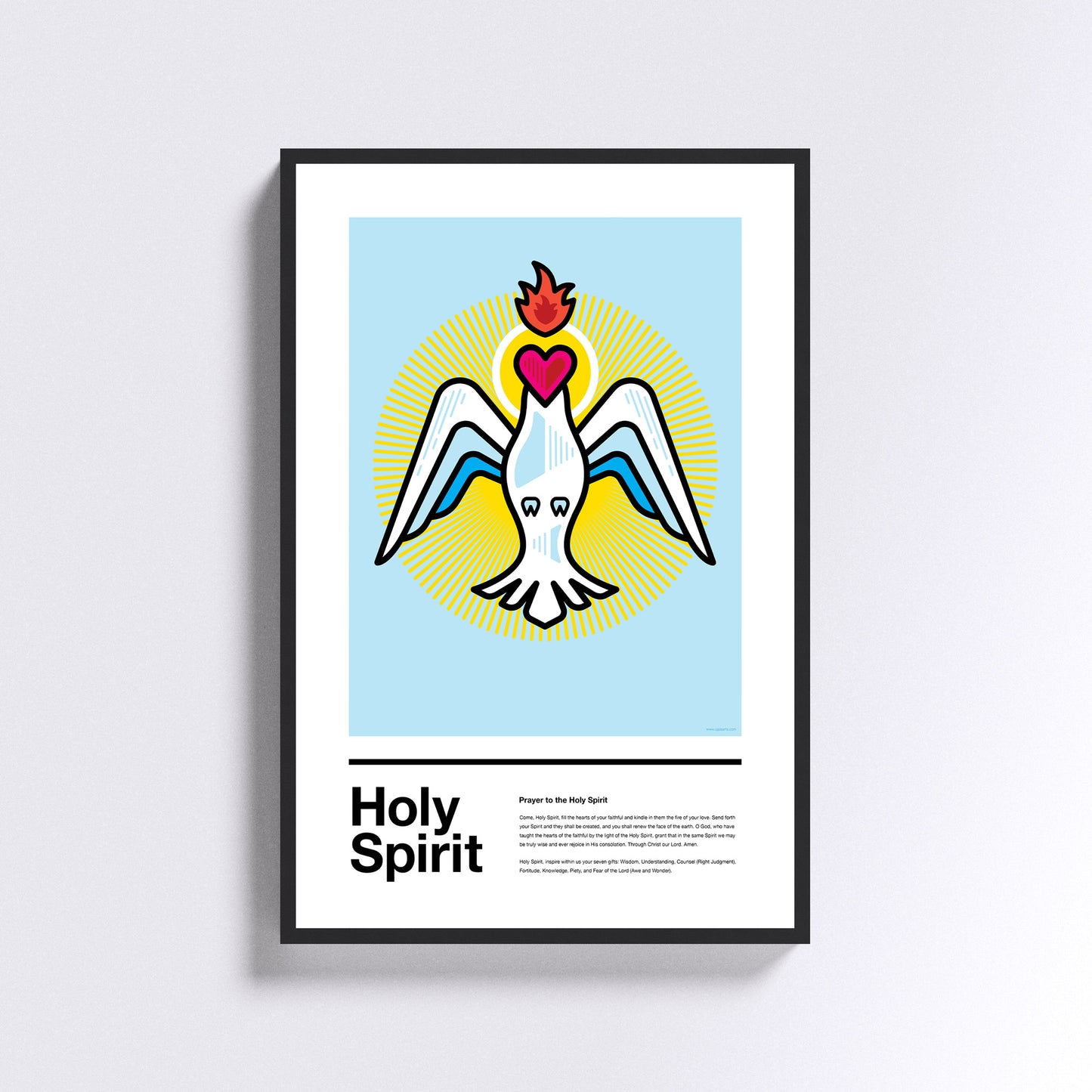 Holy Spirit - on Blue