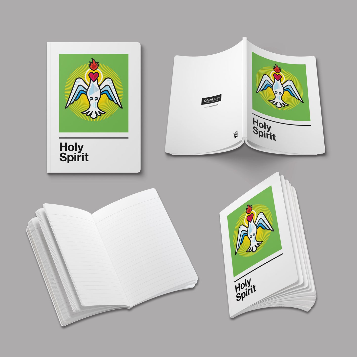Holy Spirit Journal - on Green