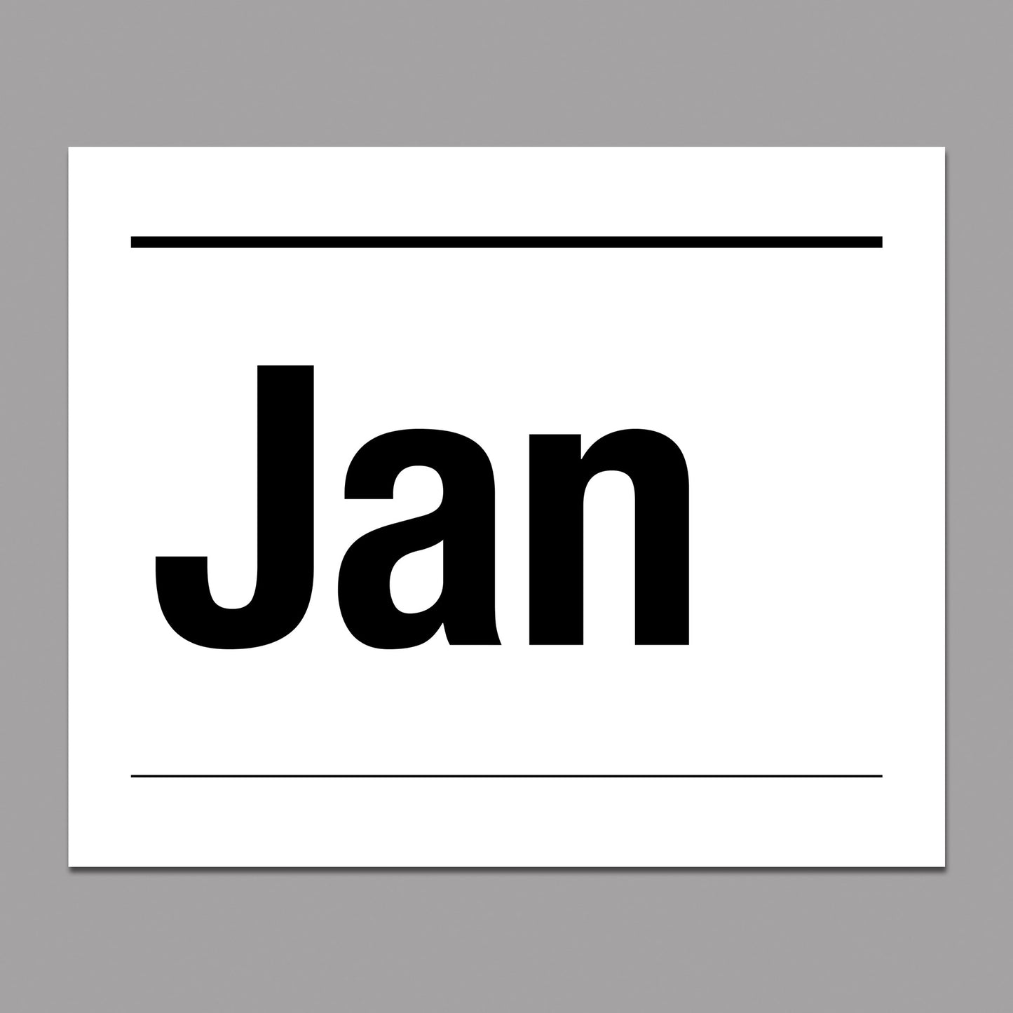 Less is More 2026 Calendar