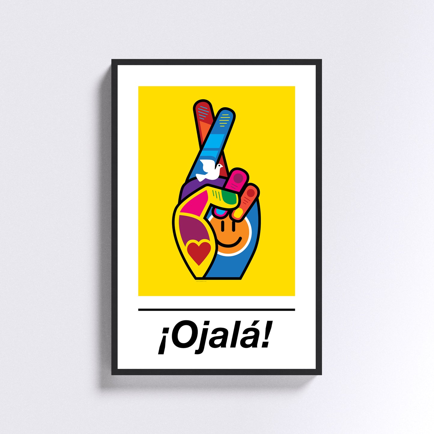 ¡Ojalá! Print - on Yellow