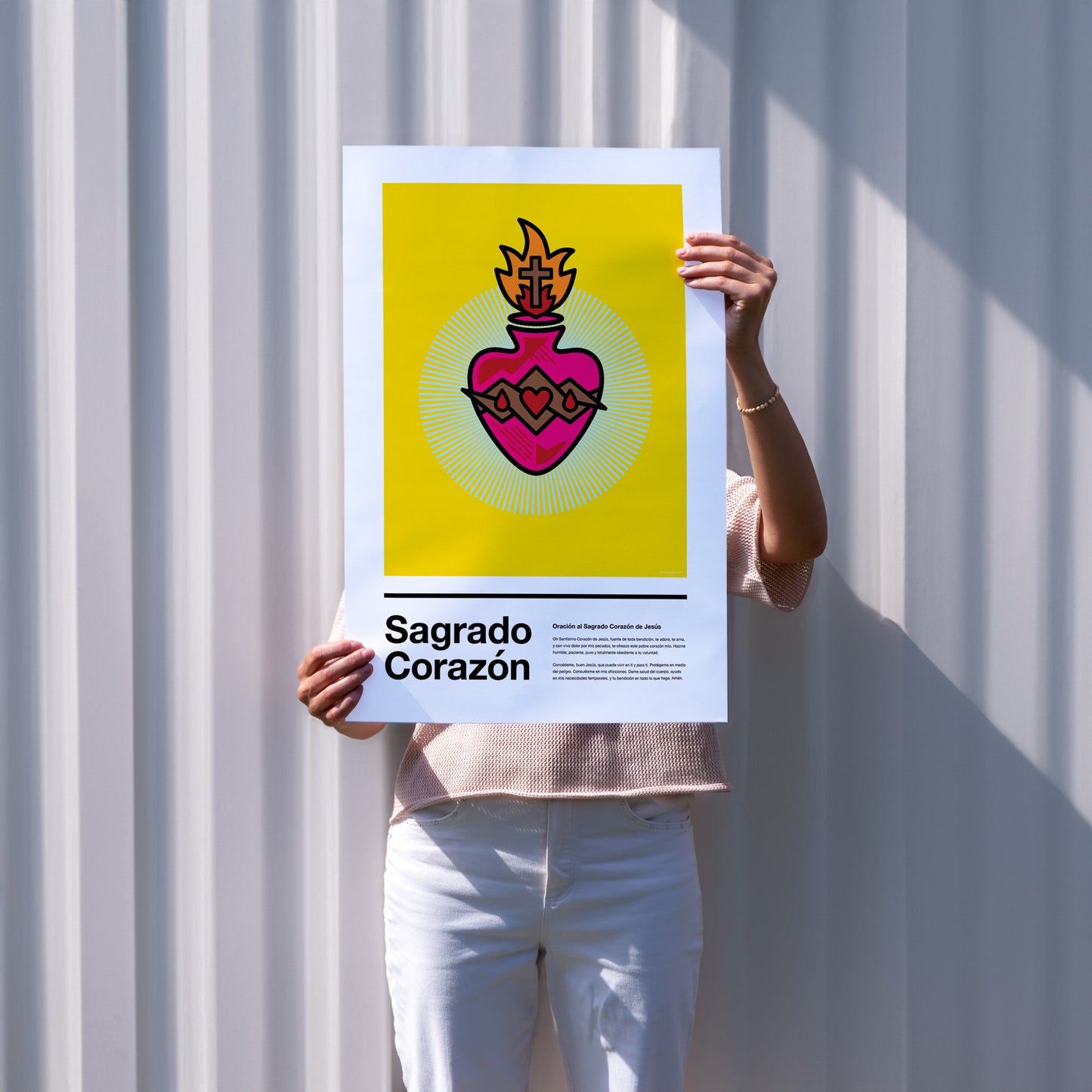 Sagrado Corazón - on Yellow