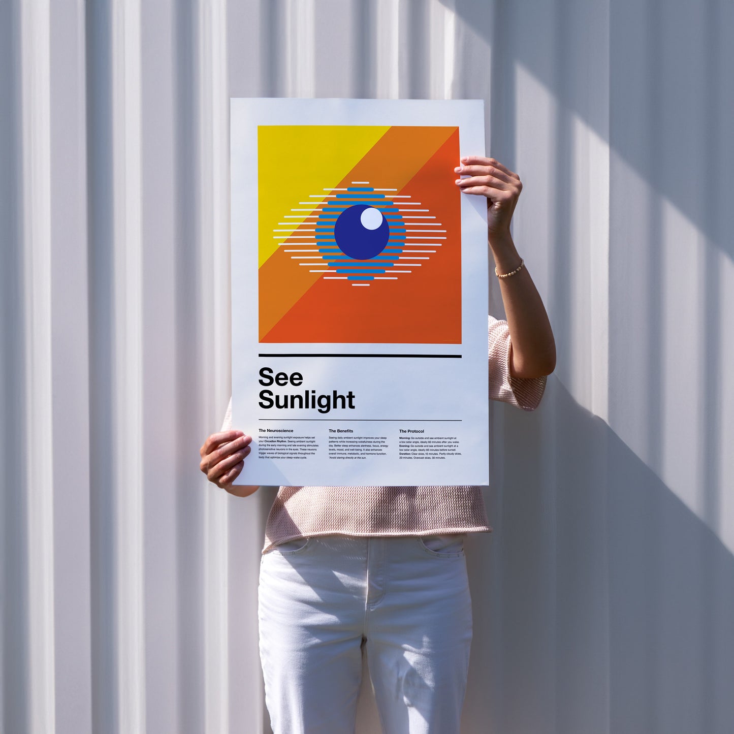 See Sunlight Print - Blue Eye