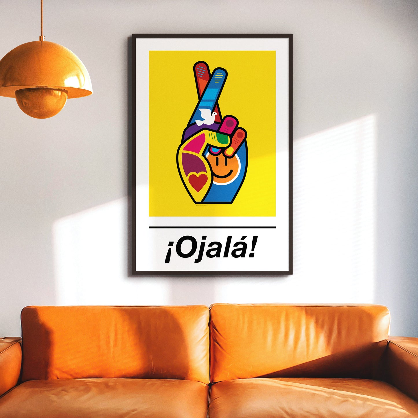 ¡Ojalá! Print - on Yellow