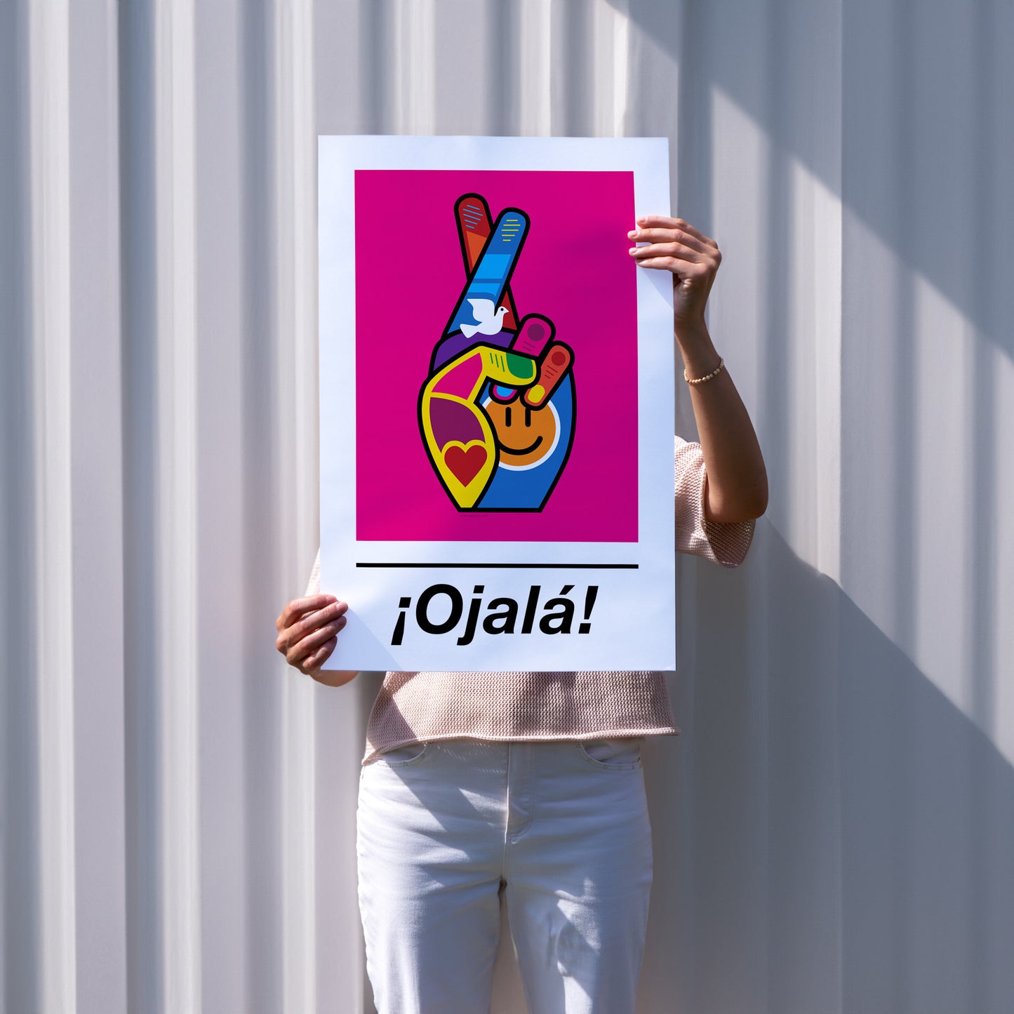 ¡Ojalá! Print - on Pink