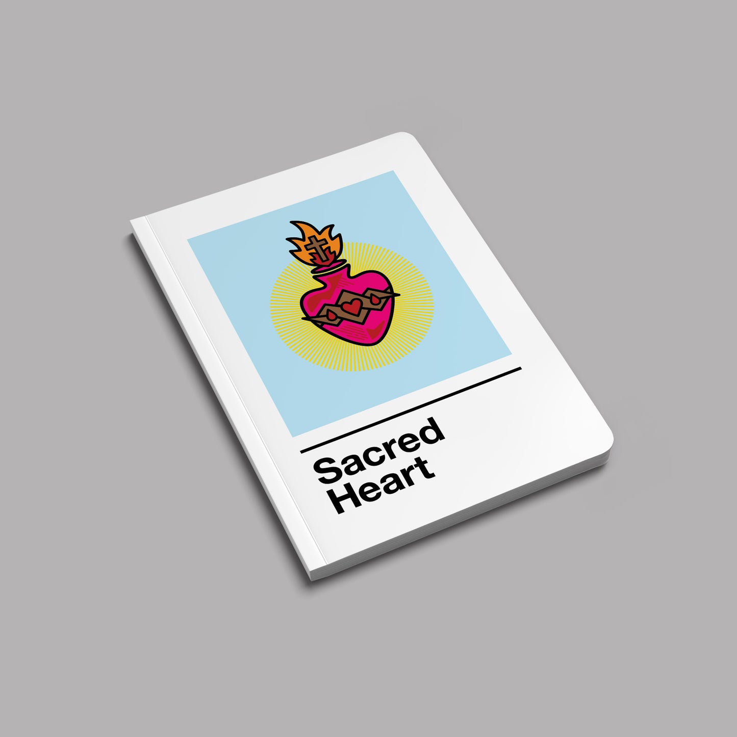 Sacred Heart Journal - on Blue