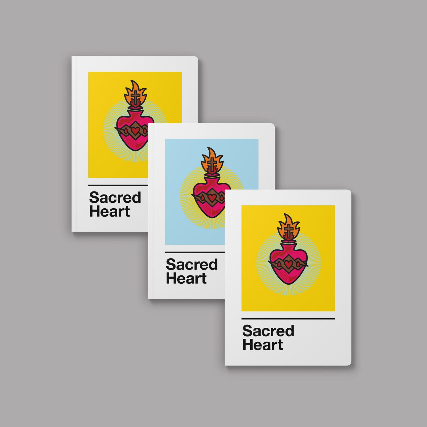 Sacred Heart Journal - on Yellow