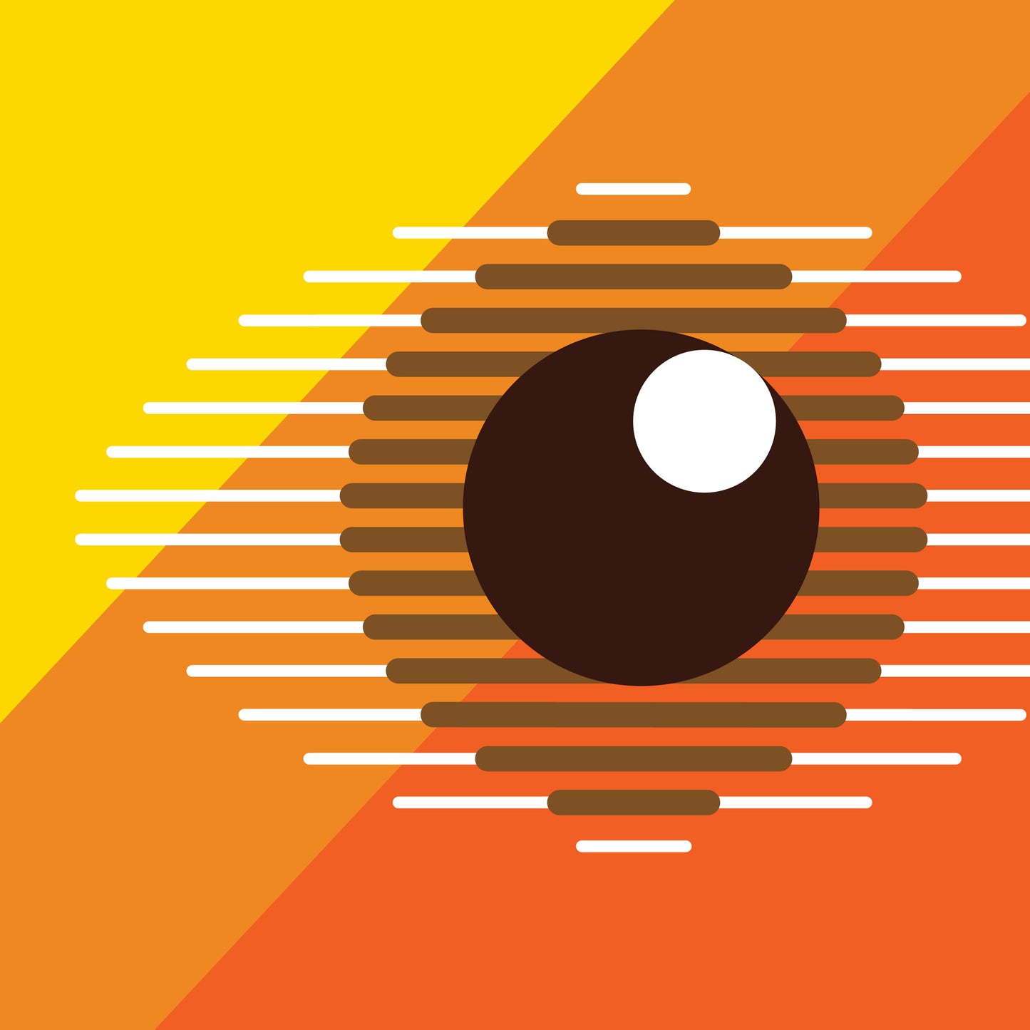 See Sunlight Print - Brown Eye