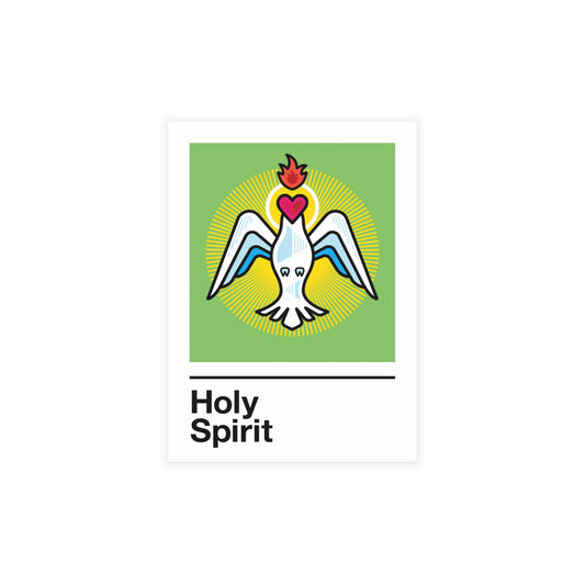 Holy Spirit Holy Card – on Green