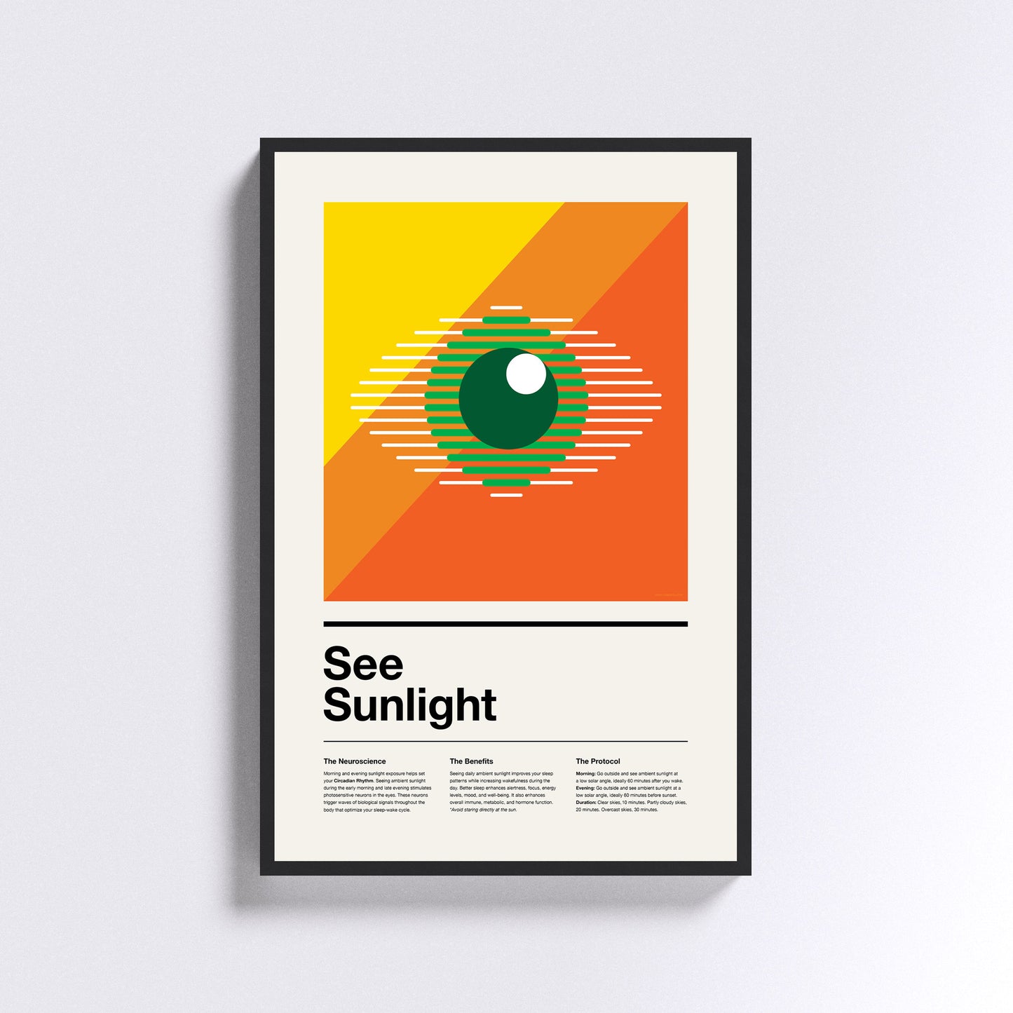 See Sunlight Print - Green Eye