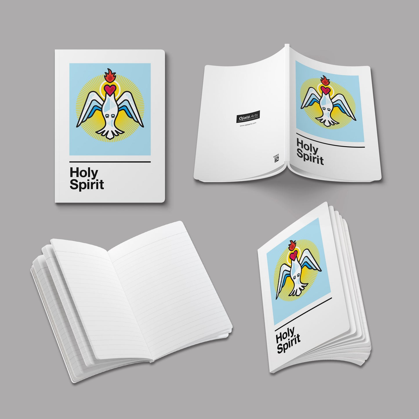 Holy Spirit Journal - on Blue